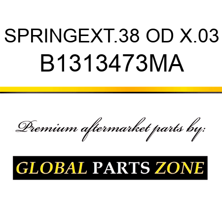 SPRINGEXT.38 OD X.03 B1313473MA