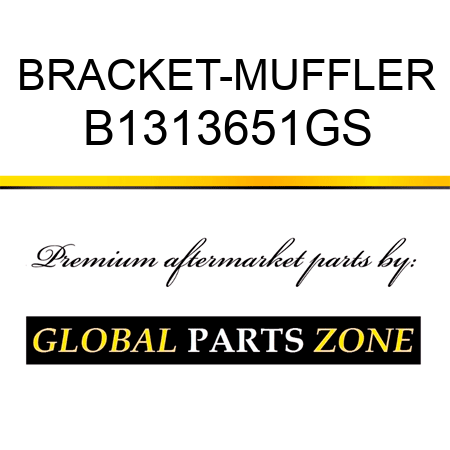 BRACKET-MUFFLER B1313651GS