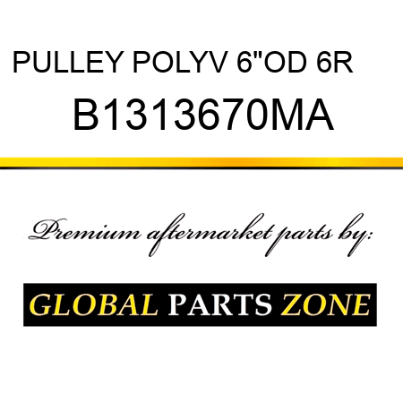 PULLEY POLYV 6