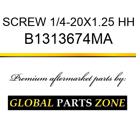 SCREW 1/4-20X1.25 HH B1313674MA