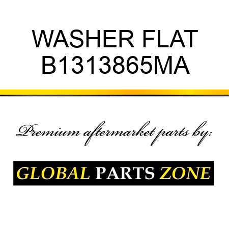 WASHER FLAT B1313865MA