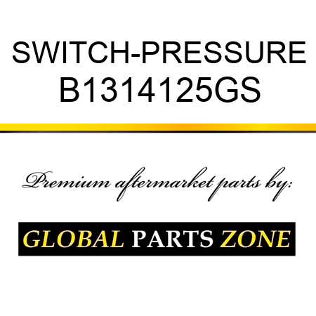 SWITCH-PRESSURE B1314125GS