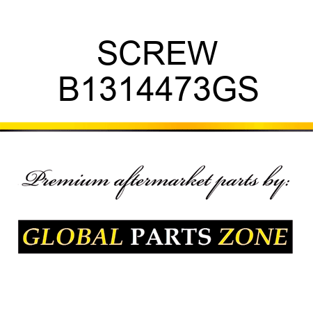 SCREW B1314473GS