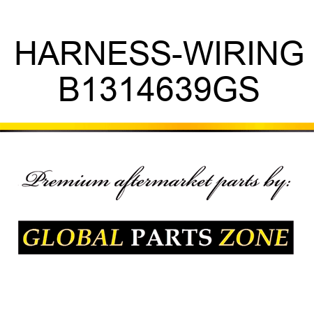 HARNESS-WIRING B1314639GS