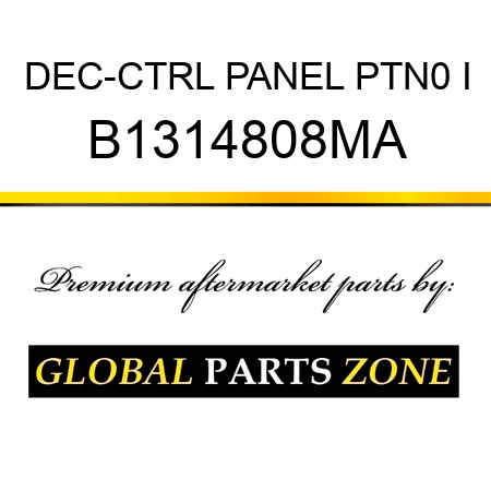 DEC-CTRL PANEL PTN0 I B1314808MA