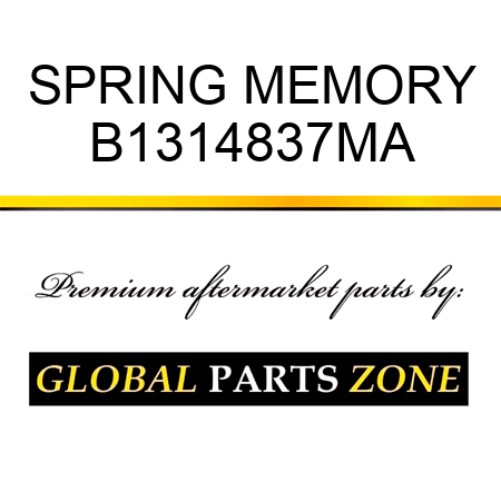 SPRING MEMORY B1314837MA