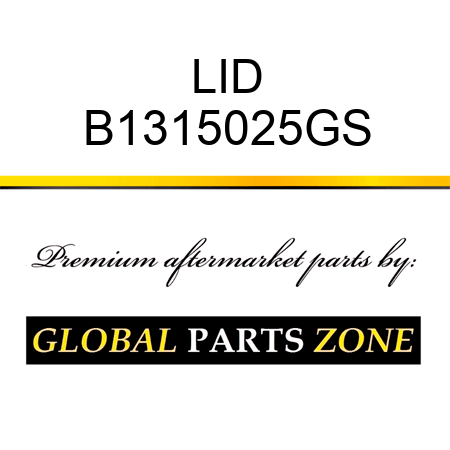 LID B1315025GS