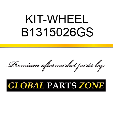 KIT-WHEEL B1315026GS