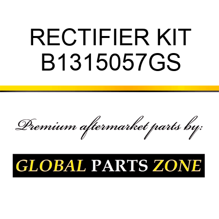 RECTIFIER KIT B1315057GS