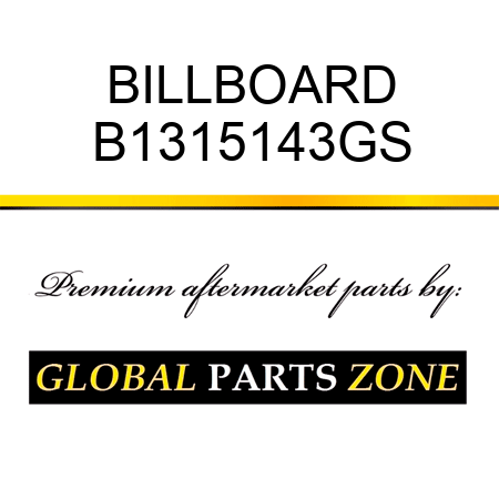 BILLBOARD B1315143GS