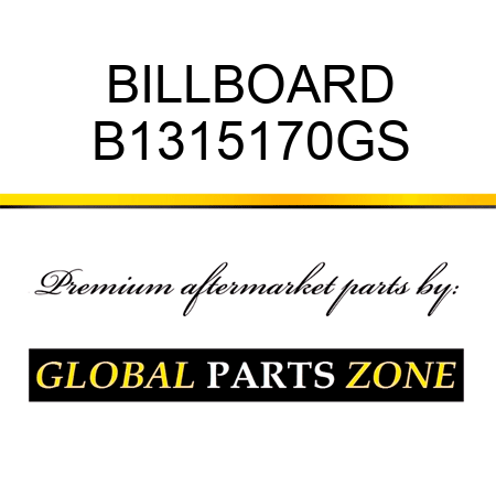 BILLBOARD B1315170GS