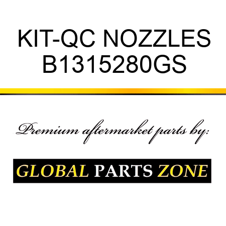 KIT-QC NOZZLES B1315280GS