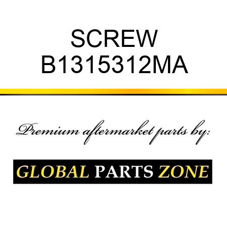 SCREW B1315312MA