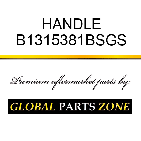 HANDLE B1315381BSGS