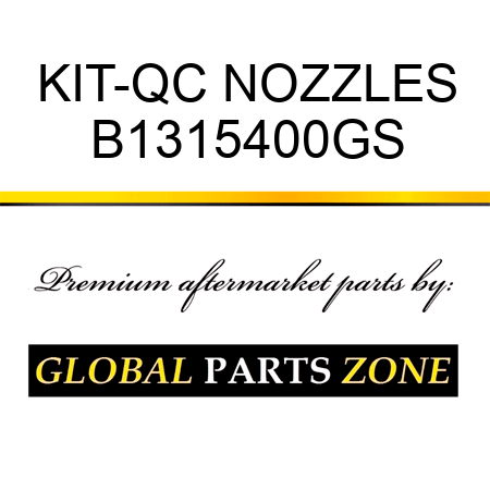 KIT-QC NOZZLES B1315400GS