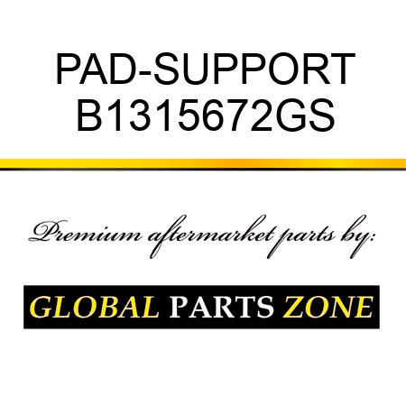 PAD-SUPPORT B1315672GS