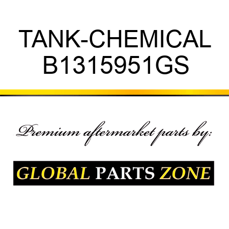 TANK-CHEMICAL B1315951GS