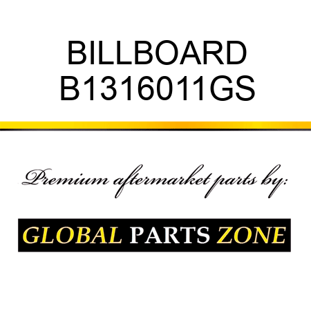 BILLBOARD B1316011GS