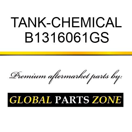 TANK-CHEMICAL B1316061GS