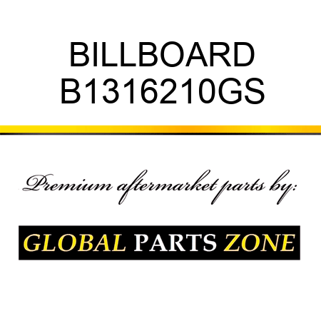 BILLBOARD B1316210GS