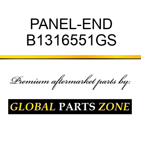 PANEL-END B1316551GS