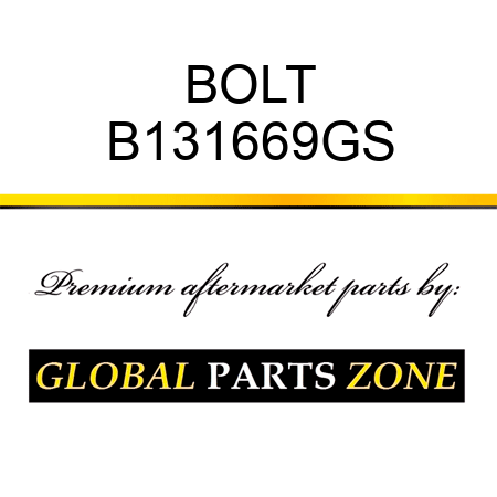 BOLT B131669GS