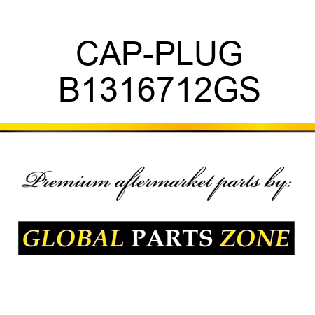 CAP-PLUG B1316712GS