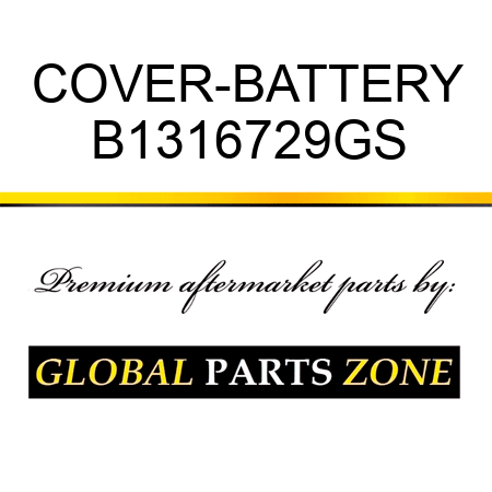 COVER-BATTERY B1316729GS