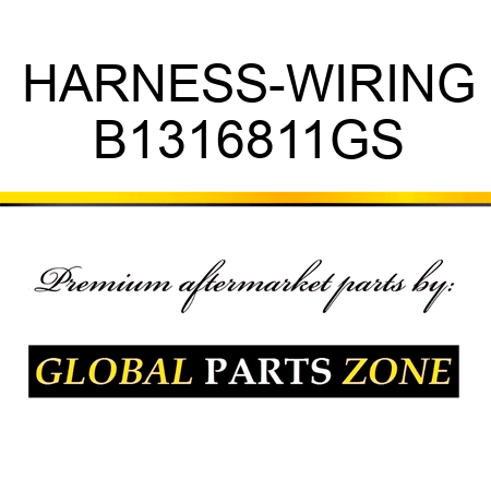 HARNESS-WIRING B1316811GS