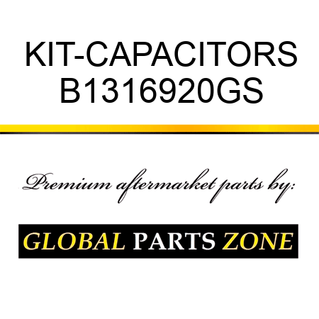 KIT-CAPACITORS B1316920GS