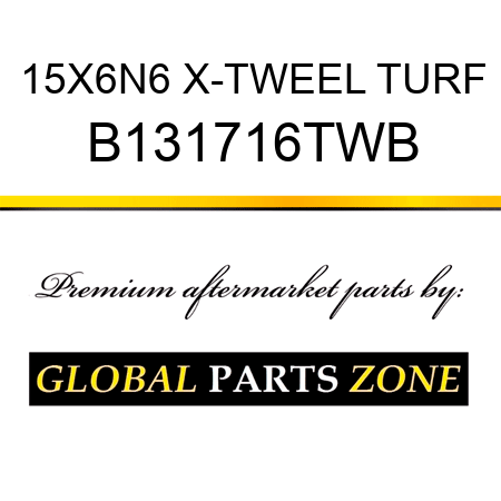 15X6N6 X-TWEEL TURF B131716TWB