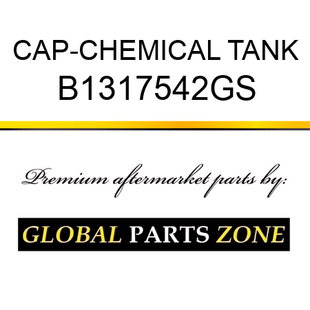 CAP-CHEMICAL TANK B1317542GS