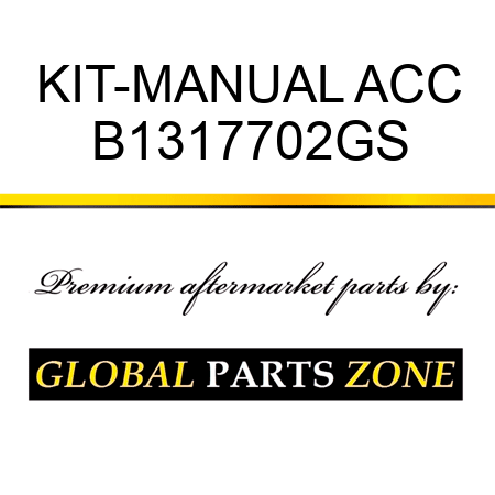 KIT-MANUAL ACC B1317702GS