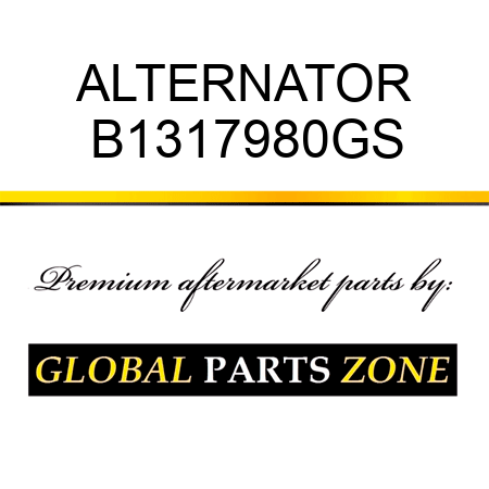 ALTERNATOR B1317980GS