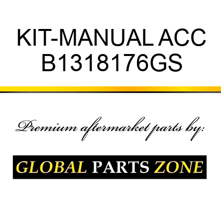 KIT-MANUAL ACC B1318176GS