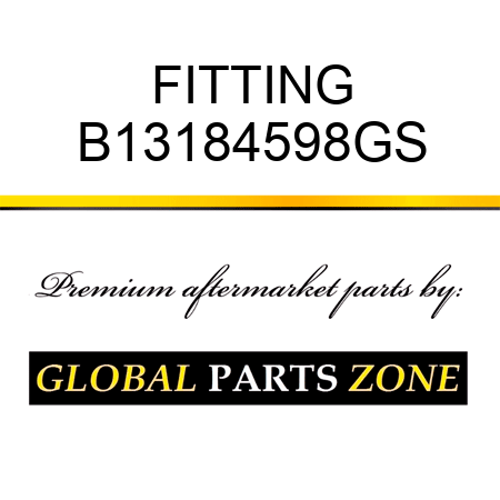 FITTING B13184598GS