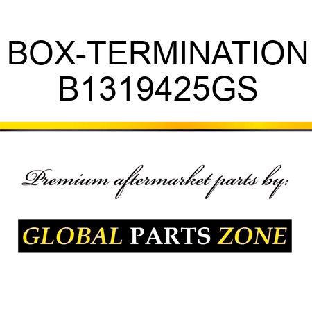 BOX-TERMINATION B1319425GS