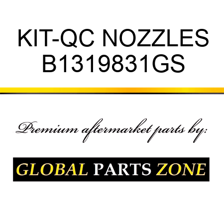 KIT-QC NOZZLES B1319831GS