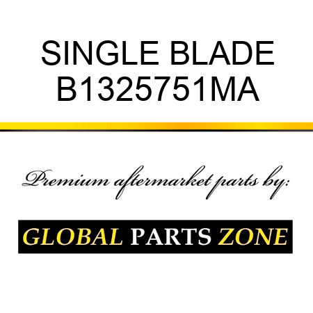 SINGLE BLADE B1325751MA