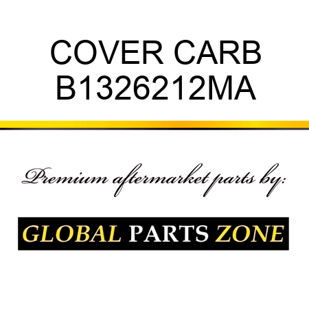 COVER CARB B1326212MA