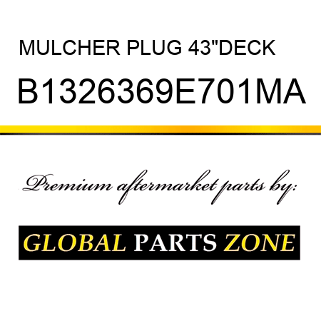 MULCHER PLUG 43