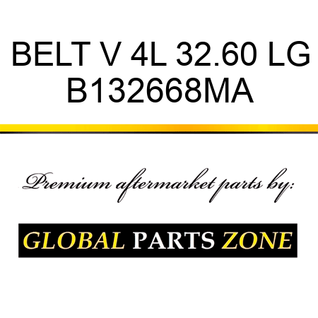 BELT V 4L 32.60 LG B132668MA