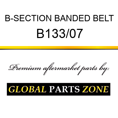 B-SECTION BANDED BELT B133/07