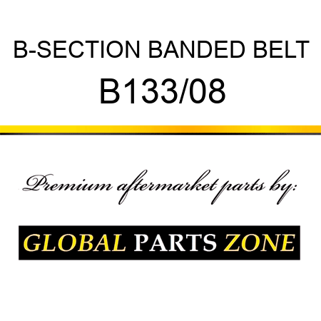 B-SECTION BANDED BELT B133/08