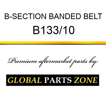 B-SECTION BANDED BELT B133/10