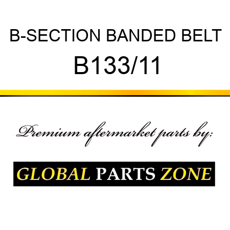 B-SECTION BANDED BELT B133/11