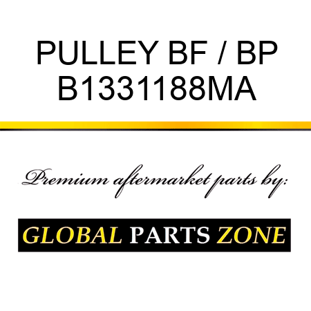 PULLEY BF / BP B1331188MA