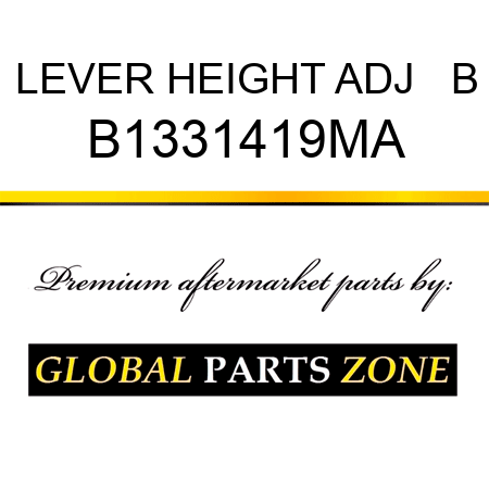 LEVER HEIGHT ADJ   B B1331419MA