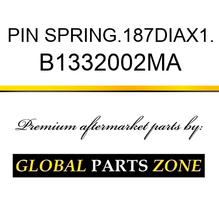 PIN SPRING.187DIAX1. B1332002MA