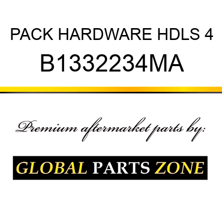 PACK HARDWARE HDLS 4 B1332234MA